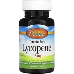 Лікопін Carlson Labs Lycopene 15 мг 60 капсул