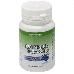 GreenSet Пустырник - Седасон Успокаивающая пропись GreenSet 90 таблеток