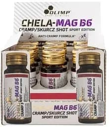 Вітаміни та мінерали Olimp Chela-Mag B6 Cramp Sport Edition Shot, 9*25 мл Апельсин