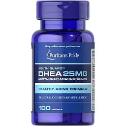 ДГЕА (дегідроепіандростерон) Puritan's Pride DHEA 25 мг 100 таблеток