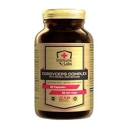 Екстракт кордицепса, шиїтаке, рейші Immune-Labs Cordyceps Complex, 60 капсул для підтримки імунної системи