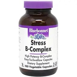 Витамины и минералы Bluebonnet Stress B-Complex 100 вегакапсул