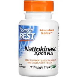 Натуральна добавка Doctor's Best Nattokinase 90 вегакапсул