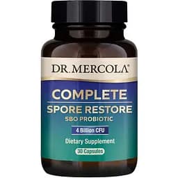 Гриби та пробіотики Dr. Mercola Complete Spore Restore повне відновлення 30 капсули