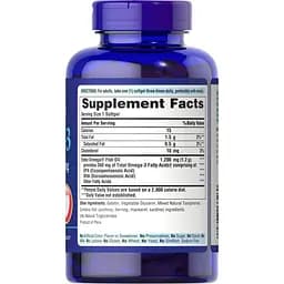 Жирні кислоти Puritan's Pride Omega 3 Fish Oil 1200 mg, 100 капсул - мініатюра 2