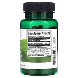 Лист моринги олійної Swanson Moringa Oleifera 400 mg Full Spectrum 60 капсул - мініатюра 2