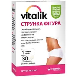 Добавка Baum Pharm Vitalik струнка фігура 30 таблеток