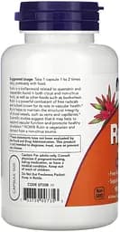 Вітаміни та мінерали NOW Rutin 450 mg, 100 вегакапсул - мініатюра 3