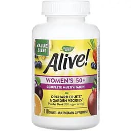 Комплекс для здоровья женщин 50+ Nature's Way Alive! Women's 50+ 110 таблеток