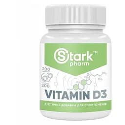 Вітаміни Stark Pharm Stark Vitamin D3 2000IU 200 tabs (1086-100-69-6529411-20)