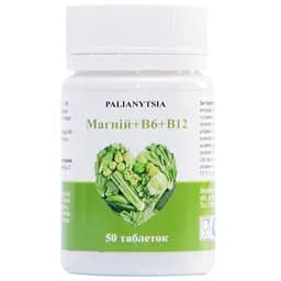 Магний+В6+В12 Palianytsia 50 таблеток