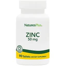 Цинк Nature's Plus 50 мг 90 таблеток (NTP3645)