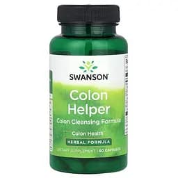 Трав’яний комплекс для кишківника Swanson Colon Helper, 60 капсул - мініатюра 1