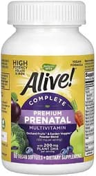 Комплекс для здоров'я матері та дитини Nature's Way Alive! Premium Prenatal, 60 капсул - мініатюра 2