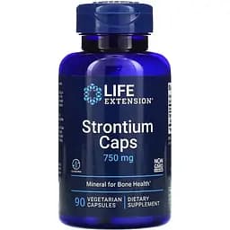 Витамины и минералы Life Extension Strontium 750 мг 90 вегакапсул