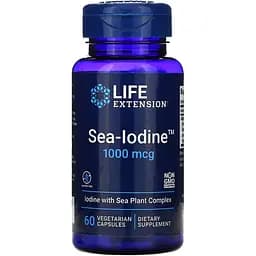 Витамины и минералы Life Extension Sea-Iodine 1000 мкг 60 вегакапсул