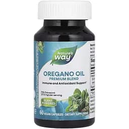 Натуральна добавка Nature's Way Oregano Oil Premium Blend, 60 вегакапсул