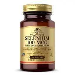 Вітаміни та мінерали Solgar Selenium 100 mcg Yeast-Free, 100 таблеток - мініатюра 1