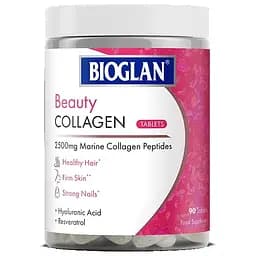 Морской коллаген Bioglan Beauty Collagen, 90 таблеток для здоровья кожи, волос и ногтей