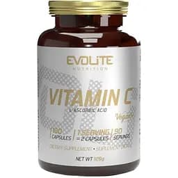 Вітаміни та мінерали Evolite Nutrition Vitamin C 500 мг 180 вегакапсул