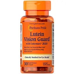 Лютеин с цинком и зеаксантином Puritan's Pride Lutein Vision Guard 30 капсул