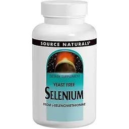Селен без дріжджів Source Naturals Selenium Yeast Free 200 мкг 120 таблеток (2023-10-2688)