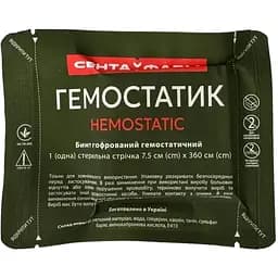 Бинт гофрированный Сента Фарм Гемостатик 7.5 х 360 см