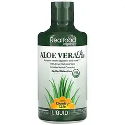 Рідкий алое Country Life Real food organics 944 мл