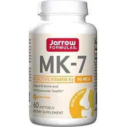 Витамины и минералы Jarrow Formulas MK-7 90 мкг 60 капсул