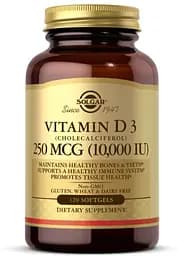 Вітаміни та мінерали Solgar Vitamin D3 250 mcg, 120 капсул