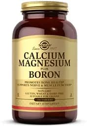 Вітаміни та мінерали Solgar Calcium Magnesium Plus Boron, 250 таблеток
