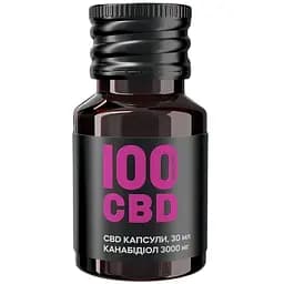 Канабідіол 100%CBD 3000 мг CBD 30 капсул по 100 мг CBD