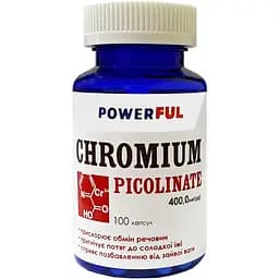 Піколінат Хрому Powerful 400 мкг 100 капсул
