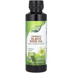 Натуральна добавка Nature's Way Organic Black Seed Oil, 236 мл