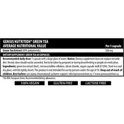 Екстракт зеленого чаю Genius Nutrition Green Tea 60 капсул - мініатюра 2