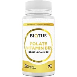 Фолат + Витамин В12 Biotus 60 капсул