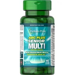 Вітаміни та мінерали Puritan's Pride ABC Plus Senior Multi 60 капсул