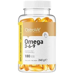 Жирні кислоти OstroVit Omega 3-6-9 180 капсул Limited Edition
