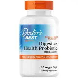Пробіотик Doctor's Best Digestive Health Probiotic 2 Billion with LactoSpore 60 капсул