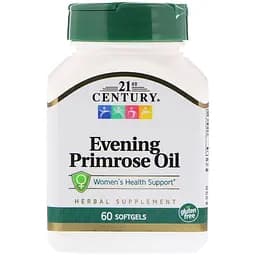 Олія примули вечірньої 21st Century 60 м'яких таблеток