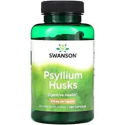 Подорожник Swanson Psyllium Husks 610 мг 100 капсул