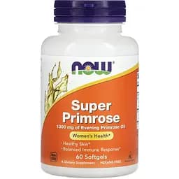 Олія вечірньої примули Now Foods Super Primrose 60 капсул