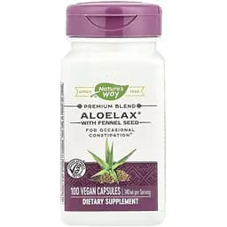 Натуральна добавка Nature's Way Aloelax with Fennel Seed, 100 вегакапсул