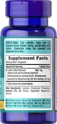 Натуральна добавка Puritan’s Pride St. Johns Wort Standardized Extract 300 mg 100 капсул - мініатюра 2
