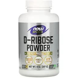 Д-рибоза Now Sports 5000 мг 227 г