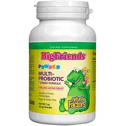 Пробіотики Natural Factors BigFriends Multi-Probiotic Powder 3 Billion 60 г