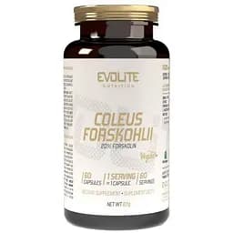 Натуральна добавка Evolite Nutrition Coleus Forskohlii 60 капсул