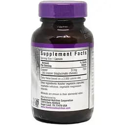 Мiдь хелатна Bluebonnet Nutrition Albion 90 капсул - мініатюра 2