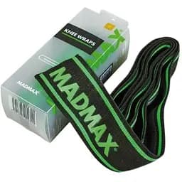 Бинти на коліна Mad Max MFA 299 чорно-зелені