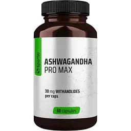 Натуральна добавка Sporter Ashwagandha Pro Max 60 капсул